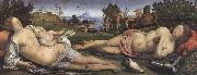 Sandro Botticelli Piero di Cosimo,Venus and Mars oil painting picture wholesale